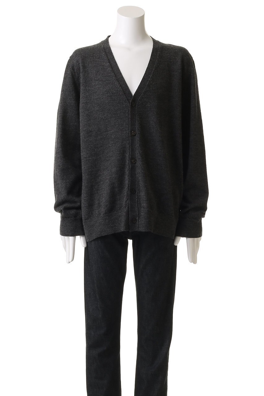 【メゾン マルジェラ/MAISON MARGIELA / MEN】の【MEN】エルボーパッチ Vネック ウール カーディガン 人気、トレンドファッション・服の通販 founy(ファニー) 　ファッション　Fashion　メンズファッション　Fashion for Men　カーディガン　Cardigan, Knitwear　ベーシック　Basic, Essential　other-2|ID: prp329100004179746 ipo3291000000032926705