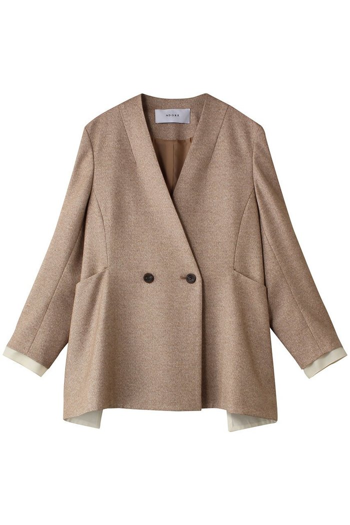 【アドーア/ADORE】のツイードツイルジャケット インテリア・キッズ・メンズ・レディースファッション・服の通販 founy(ファニー) https://founy.com/ ファッション Fashion レディースファッション Fashion for Women アウター Coat / Outerwear Collection レディースジャケット・軽アウター Jackets シアー Sheer, See-Through ジャケット Jacket, Outerwear フェミニン Feminine, Girly マニッシュ Mannish, Boyish |ID: prp329100004179767 ipo3291000000032935873