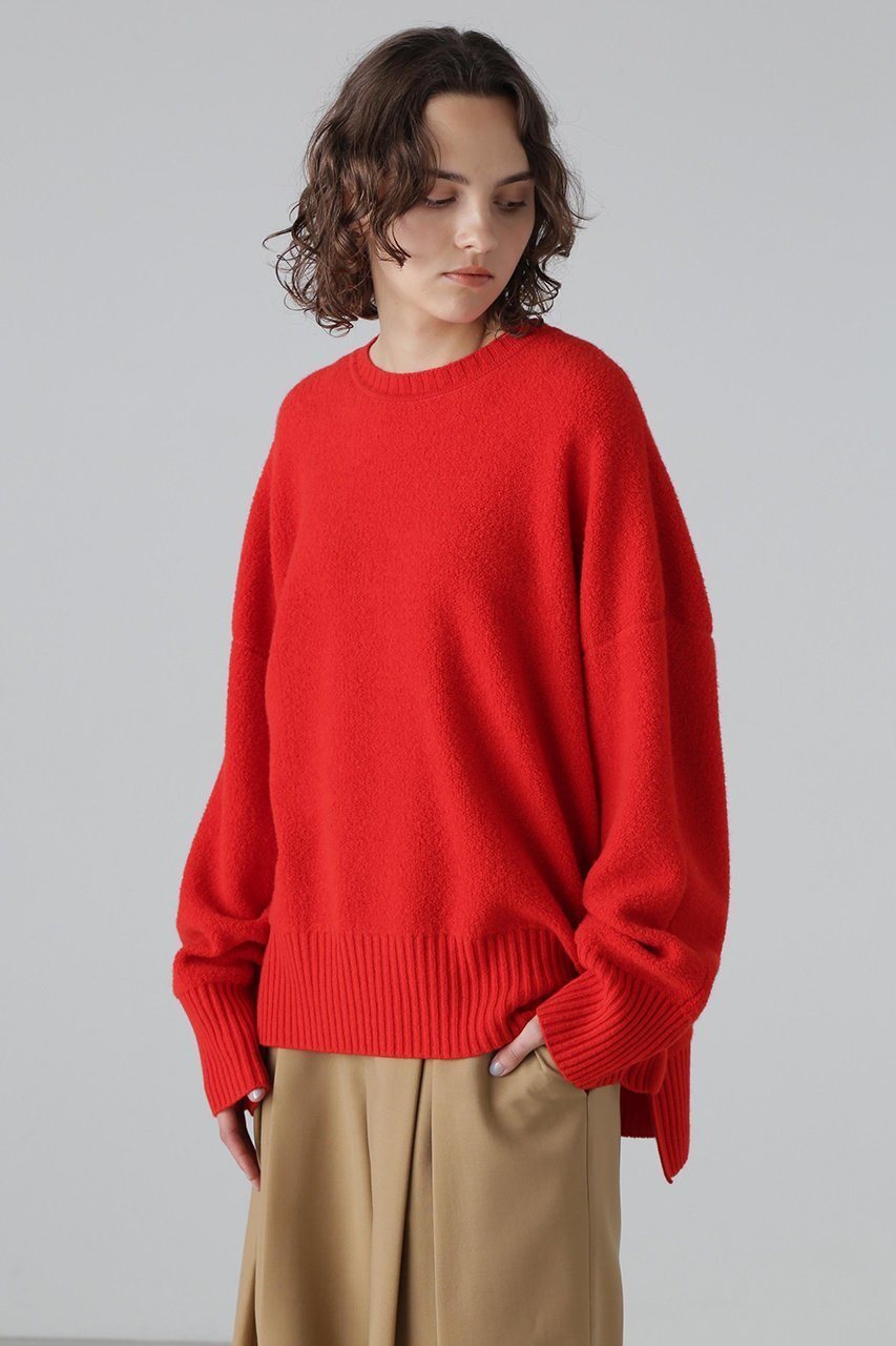 【アドーア/ADORE】のパイルニットプルオーバー 人気、トレンドファッション・服の通販 founy(ファニー) 　ファッション　Fashion　レディースファッション　Fashion for Women　トップス・カットソー　Cut & Sew Tops　ニット　Knit Tops & Sweaters　カジュアルプルオーバー・ニットトップス　Pullovers & Knit Tops / Casual Pullovers　シンプル　Simple, Minimal　スリット　Slit, Slit Detail　other-6|ID: prp329100004179774 ipo3291000000036104960