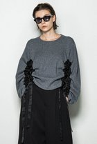 【エッセン ロートレアモン/ESSEN LAUTREAMONT】のサテンドッキングウールカシミヤニット 人気、トレンドファッション・服の通販 founy(ファニー) ファッション Fashion レディースファッション WOMEN トップス・カットソー Tops/Tshirt ニット Knit Tops プルオーバー Pullover カシミア Cashmere カシミヤ Cashmere サテン Satin リラックス Relax ワッシャー Washer NEW・新作・新着・新入荷 New Arrivals thumbnail ライトグレー|ID: prp329100004179790 ipo3291000000028954026