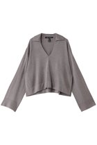 【ミズイロ インド/mizuiro ind】のskipper P/O プルオーバー 人気、トレンドファッション・服の通販 founy(ファニー) ファッション Fashion レディースファッション Fashion for Women トップス・カットソー Cut & Sew Tops ニット Knit Tops & Sweaters カジュアルプルオーバー・ニットトップス Pullovers & Knit Tops / Casual Pullovers クロップド Cropped, Short Length スキッパー Skipper, Open Collar スリット Slit, Slit Detail トレンド Trend, Trending Now thumbnail s.beige|ID: prp329100004179795 ipo3291000000032926461