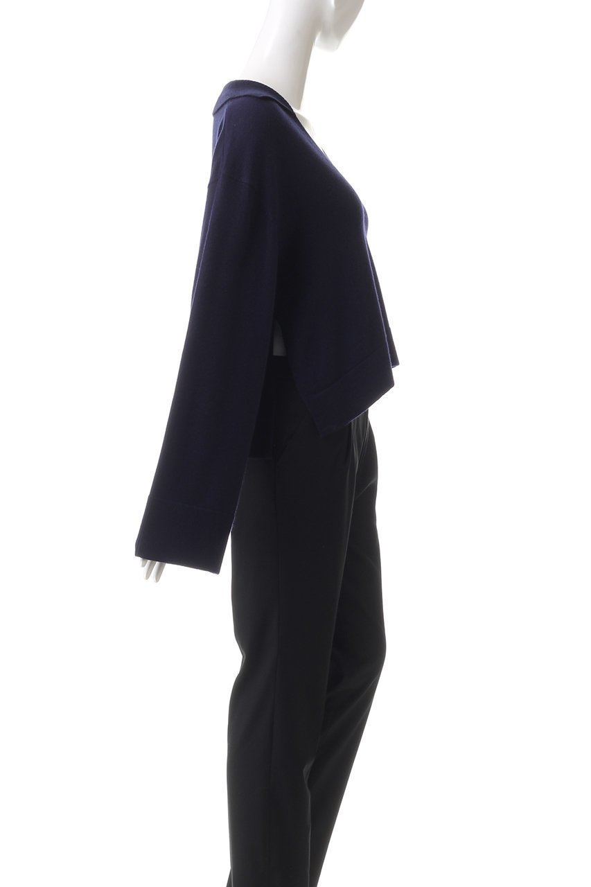 【ミズイロ インド/mizuiro ind】のskipper P/O プルオーバー 人気、トレンドファッション・服の通販 founy(ファニー) 　ファッション　Fashion　レディースファッション　Fashion for Women　トップス・カットソー　Cut & Sew Tops　ニット　Knit Tops & Sweaters　カジュアルプルオーバー・ニットトップス　Pullovers & Knit Tops / Casual Pullovers　クロップド　Cropped, Short Length　スキッパー　Skipper, Open Collar　スリット　Slit, Slit Detail　トレンド　Trend, Trending Now　other-3|ID: prp329100004179795 ipo3291000000032926504