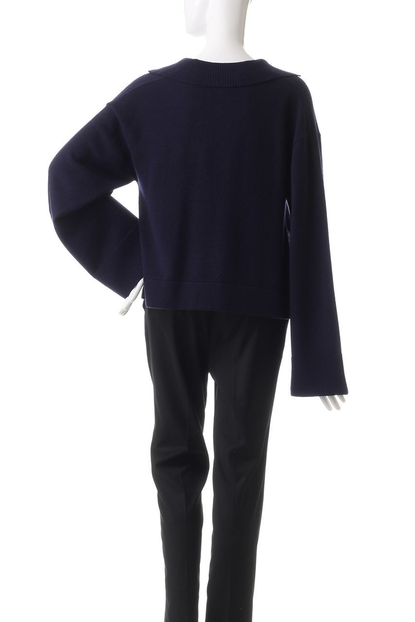 【ミズイロ インド/mizuiro ind】のskipper P/O プルオーバー 人気、トレンドファッション・服の通販 founy(ファニー) 　ファッション　Fashion　レディースファッション　Fashion for Women　トップス・カットソー　Cut & Sew Tops　ニット　Knit Tops & Sweaters　カジュアルプルオーバー・ニットトップス　Pullovers & Knit Tops / Casual Pullovers　クロップド　Cropped, Short Length　スキッパー　Skipper, Open Collar　スリット　Slit, Slit Detail　トレンド　Trend, Trending Now　other-4|ID: prp329100004179795 ipo3291000000032926511