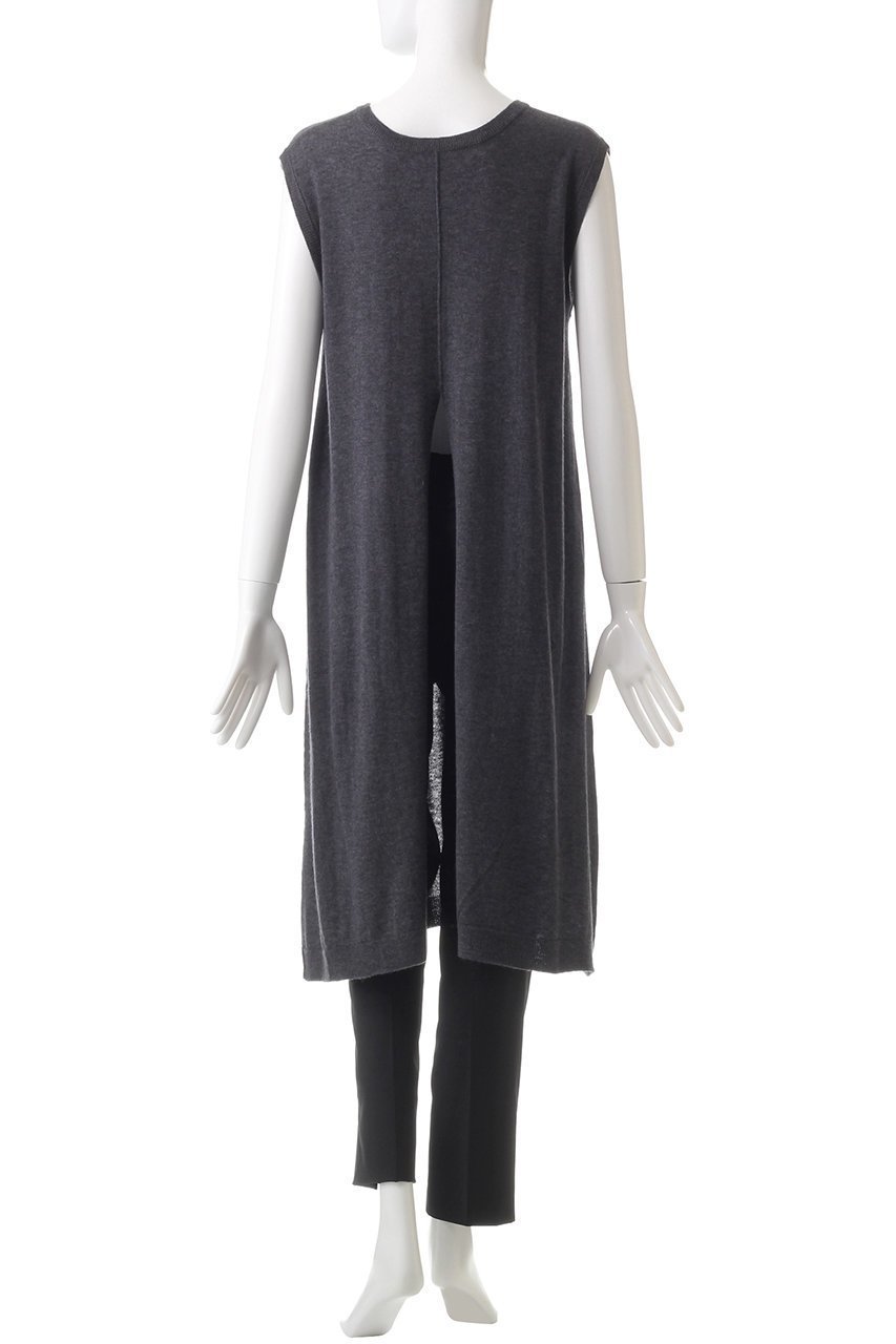 【ミズイロ インド/mizuiro ind】のhigh gauge long slit vest ベスト 人気、トレンドファッション・服の通販 founy(ファニー) 　ファッション　Fashion　レディースファッション　Fashion for Women　トップス・カットソー　Cut & Sew Tops　ニット　Knit Tops & Sweaters　ベスト&ジレ / 重ね着スタイル　Vests & Gilets　カジュアルプルオーバー・ニットトップス　Pullovers & Knit Tops / Casual Pullovers　スリット　Slit, Slit Detail　ベスト　Vest, Waistcoat　ロング　Long, Long-Length　other-4|ID: prp329100004179796 ipo3291000000035599836