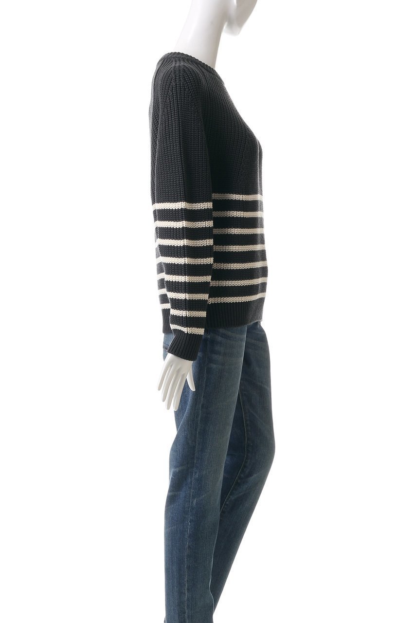 【バトナー/BATONER】のシグニチャークルーネックプルオーバー(BORDER) 人気、トレンドファッション・服の通販 founy(ファニー) 　ファッション　Fashion　レディースファッション　Fashion for Women　トップス・カットソー　Cut & Sew Tops　ニット　Knit Tops & Sweaters　カジュアルプルオーバー・ニットトップス　Pullovers & Knit Tops / Casual Pullovers　ボトム　Bottoms, Lower Wear　ボーダー　Border, Stripe　定番　Standard, Basic Item　A/W・秋冬　Autumn/Winter　other-3|ID: prp329100004179798 ipo3291000000032960787