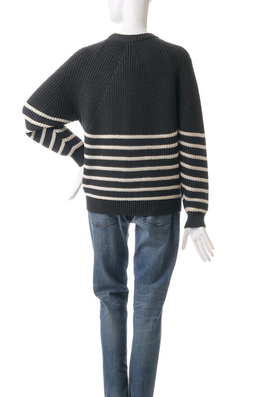 【バトナー/BATONER】のシグニチャークルーネックプルオーバー(BORDER) 人気、トレンドファッション・服の通販 founy(ファニー) 　ファッション　Fashion　レディースファッション　Fashion for Women　トップス・カットソー　Cut & Sew Tops　ニット　Knit Tops & Sweaters　カジュアルプルオーバー・ニットトップス　Pullovers & Knit Tops / Casual Pullovers　ボトム　Bottoms, Lower Wear　ボーダー　Border, Stripe　定番　Standard, Basic Item　A/W・秋冬　Autumn/Winter　other-4|ID: prp329100004179798 ipo3291000000032960792