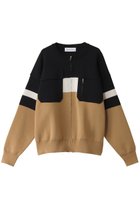 【クルニ/CULLNI】の【UNISEX】Big Pocket ジップアッ プカラーレス ニットジャケット 人気、トレンドファッション・服の通販 founy(ファニー) ファッション Fashion レディースファッション WOMEN アウター Coat Outerwear ジャケット Jackets ブルゾン Blouson/Jackets A/W・秋冬 Aw・Autumn/Winter・Fw・Fall-Winter ユニセックス Unisex ジャケット Jacket フラップ Flap フロント Front ブルゾン Blouson ポケット Pocket NEW・新作・新着・新入荷 New Arrivals thumbnail ベージュマルチ|ID: prp329100004179817 ipo3291000000028954120