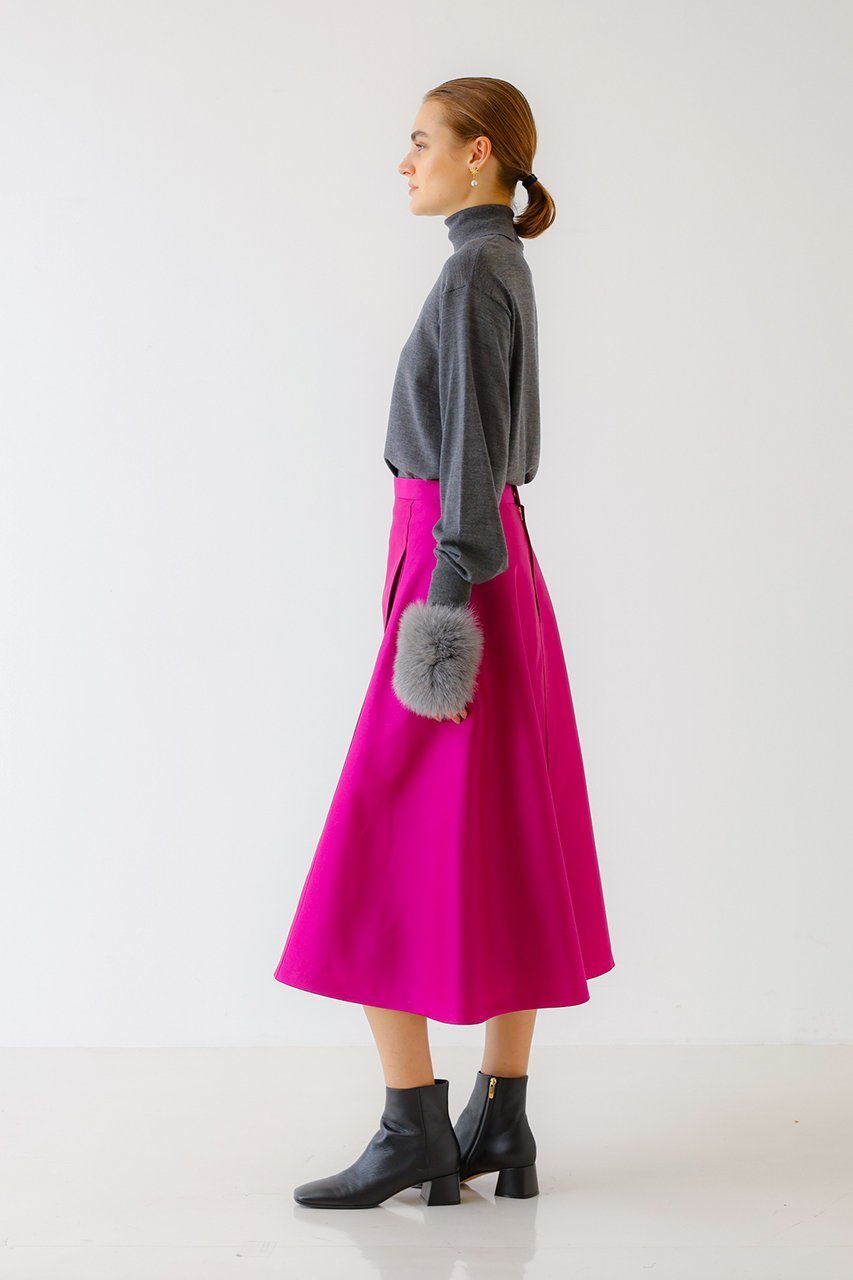 【デザイン ワークス/DESIGN WORKS】のべーシックタートルニット 人気、トレンドファッション・服の通販 founy(ファニー) 　ファッション　Fashion　レディースファッション　Fashion for Women　トップス・カットソー　Cut & Sew Tops　ニット　Knit Tops & Sweaters　カジュアルプルオーバー・ニットトップス　Pullovers & Knit Tops / Casual Pullovers　なめらか　Smooth, Silky Texture　イタリア　Italy　スリット　Slit, Slit Detail　センター　Center, Center Line　タートルネック　Turtleneck, High Neck　ベーシック　Basic, Essential　other-4|ID: prp329100004182837 ipo3291000000036098430