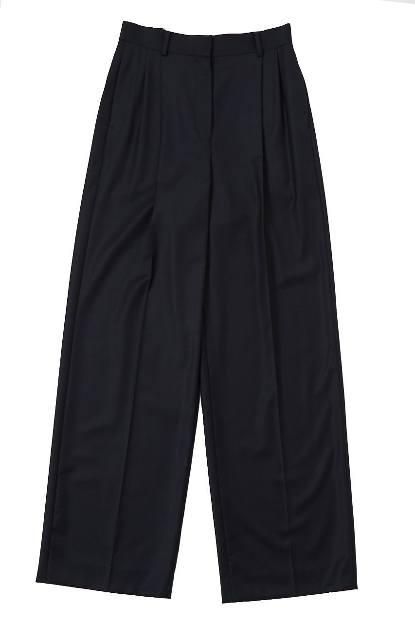 【ザ ストア バイ シー/THE STORE by C】のハンサムパンツ インテリア・キッズ・メンズ・レディースファッション・服の通販 founy(ファニー) 　ファッション　Fashion　レディースファッション　Fashion for Women　パンツ　Pants & Trousers　とろみ　Fluid, Flowy Fabric　シルク　Silk, 100% Silk　ストレッチ　Stretch, Stretchy Fabric　フォルム　Silhouette, Form　メンズ　Men's, Menswear　ワイド　Wide, Wide Fit　ネイビー|ID: prp329100004182842 ipo3291000000032945503