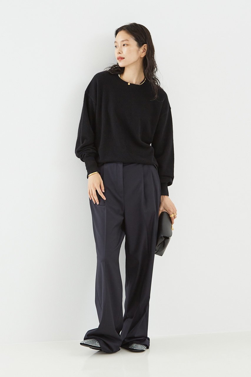 【ザ ストア バイ シー/THE STORE by C】のハンサムパンツ 人気、トレンドファッション・服の通販 founy(ファニー) 　ファッション　Fashion　レディースファッション　Fashion for Women　パンツ　Pants & Trousers　とろみ　Fluid, Flowy Fabric　シルク　Silk, 100% Silk　ストレッチ　Stretch, Stretchy Fabric　フォルム　Silhouette, Form　メンズ　Men's, Menswear　ワイド　Wide, Wide Fit　other-6|ID: prp329100004182842 ipo3291000000032945538