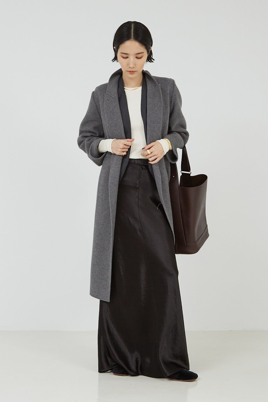 【ザ ストア バイ シー/THE STORE by C】のサテンフレアースカート 人気、トレンドファッション・服の通販 founy(ファニー) 　ファッション　Fashion　レディースファッション　Fashion for Women　スカート　Skirts　ロングスカート　Long Skirts / Maxi & Midi Skirts　なめらか　Smooth, Silky Texture　サテン　Satin, Glossy Fabric　ロング　Long, Long-Length　エレガント 上品　Elegant　other-4|ID: prp329100004182845 ipo3291000000032826343