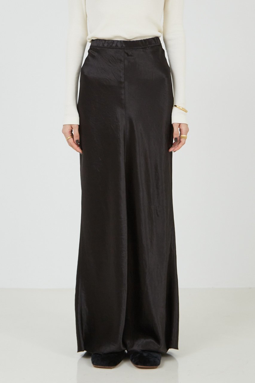 【ザ ストア バイ シー/THE STORE by C】のサテンフレアースカート 人気、トレンドファッション・服の通販 founy(ファニー) ファッション Fashion レディースファッション Fashion for Women スカート Skirts ロングスカート Long Skirts / Maxi & Midi Skirts なめらか Smooth, Silky Texture サテン Satin, Glossy Fabric ロング Long, Long-Length エレガント 上品 Elegant other-7|ID: prp329100004182845 ipo3291000000036011551