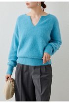 【ガリャルダガランテ/GALLARDAGALANTE】のカシミヤ混キーネックニット 人気、トレンドファッション・服の通販 founy(ファニー) ファッション Fashion レディースファッション WOMEN トップス・カットソー Tops/Tshirt ニット Knit Tops プルオーバー Pullover カシミヤ Cashmere デコルテ Decolletage エレガント 上品 Elegant 人気 Popularity NEW・新作・新着・新入荷 New Arrivals thumbnail ブルー|ID: prp329100004182881 ipo3291000000028975346