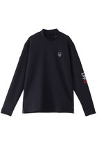 【ルシアン ペラフィネ/lucien pellat finet / MEN】の【MEN】【LUCIEN PELLAT FINET LPFG】モックネック プルオーバー LPFGサークルロゴ ネイビー|ID:prp329100004182893