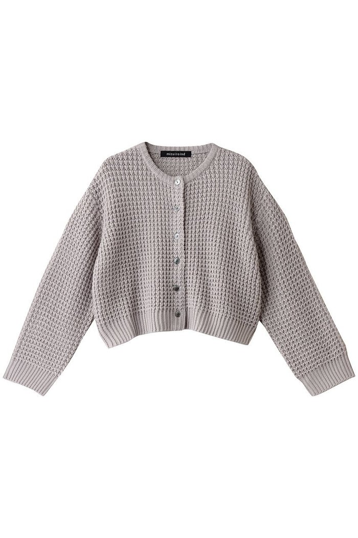 【ミズイロ インド/mizuiro ind】のwaffle knit C/D カーディガン インテリア・キッズ・メンズ・レディースファッション・服の通販 founy(ファニー) https://founy.com/ ファッション Fashion レディースファッション WOMEN トップス・カットソー Tops/Tshirt ニット Knit Tops カーディガン Cardigans カーディガン Cardigan ショート Short シンプル Simple ワッフル Waffle |ID: prp329100004182903 ipo3291000000028975406