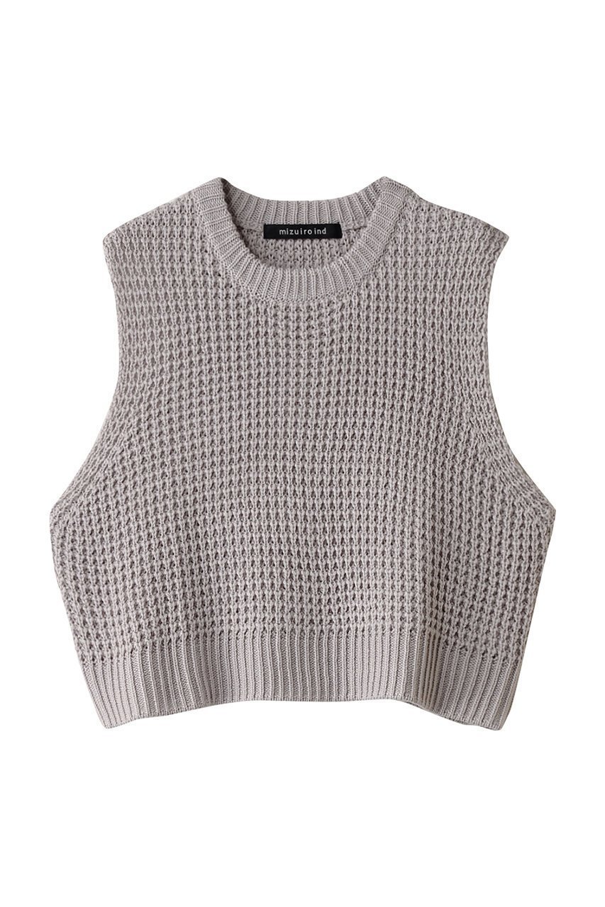 【ミズイロ インド/mizuiro ind】のwaffle knit vest ベスト 人気、トレンドファッション・服の通販 founy(ファニー) 　ファッション　Fashion　レディースファッション　WOMEN　トップス・カットソー　Tops/Tshirt　ニット　Knit Tops　ベスト/ジレ　Gilets/Vests　プルオーバー　Pullover　A/W・秋冬　Aw・Autumn/Winter・Fw・Fall-Winter　シンプル　Simple　ベスト　Vest　ワッフル　Waffle　NEW・新作・新着・新入荷　New Arrivals　 other-1|ID: prp329100004182904 ipo3291000000028975410