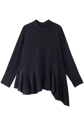 【ランバン オン ブルー/LANVIN en Bleu】 アシンメトリーヘムシャツプラウス人気、トレンドファッション・服の通販 founy(ファニー) ファッション Fashion レディースファッション WOMEN トップス・カットソー Tops/Tshirt シャツ/ブラウス Shirts/Blouses シアー Sheer ショート Short スリーブ Sleeve ティアード Tiered パーティ Party ランダム Random ロング Long NEW・新作・新着・新入荷 New Arrivals |ID:prp329100004182917