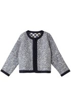 【エスゼット ブロックプリント/SZ Blockprints】のPOPPY JACKET LACE&DOUBLE CHECK リバーシブルジャケット 人気、トレンドファッション・服の通販 founy(ファニー) ファッション Fashion レディースファッション WOMEN アウター Coat Outerwear ジャケット Jackets ジャケット Jacket ダブル Double チェック Check プリント Print リバーシブル Reversible レース Race エレガント 上品 Elegant NEW・新作・新着・新入荷 New Arrivals 無地 Plain Color thumbnail ダークブルー|ID: prp329100004182919 ipo3291000000028975459