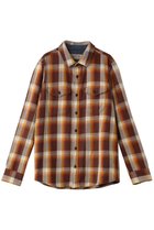 【アウターノウン/OUTERKNOWN / MEN】の【MEN】BLANKET SHIRT コットンツイルチェック シャツ ダークブラウン|ID: prp329100004182940 ipo3291000000032891169