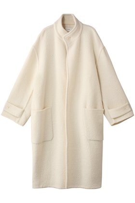 【セアン/SCEARN】のWOOL TWEED REVER High Neck Coat/コート 人気、トレンドファッション・服の通販 founy(ファニー) ファッション Fashion レディースファッション Fashion for Women アウター Coat / Outerwear Collection コート・ロングコート・ピーコート Long Coats, Peacoats & More スタンド Stand Collar, Upright Stand ツイード Twill, Twill Weave ポケット Pocket, Pocket Detail ロング Long, Long-Length |ID:prp329100004182946