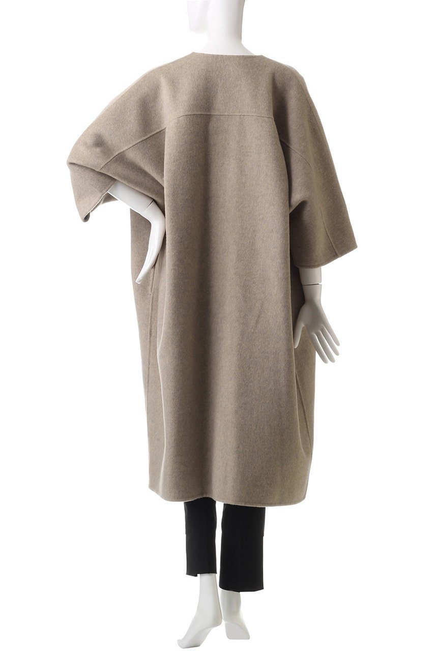 【セアン/SCEARN】のWOOL REVER V Collar Coat/コート 人気、トレンドファッション・服の通販 founy(ファニー) 　ファッション　Fashion　レディースファッション　WOMEN　アウター　Coat Outerwear　コート　Coats　おすすめ　Recommend　カシミヤ　Cashmere　スリーブ　Sleeve　セットアップ　Set Up　ロング　Long　秋　Autumn/Fall　other-4|ID: prp329100004182947 ipo3291000000031393328