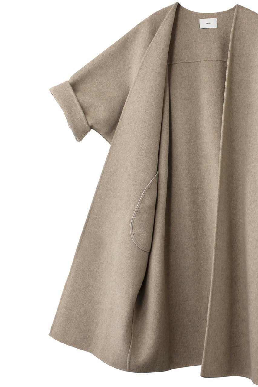 【セアン/SCEARN】のWOOL REVER V Collar Coat/コート 人気、トレンドファッション・服の通販 founy(ファニー) 　ファッション　Fashion　レディースファッション　Fashion for Women　アウター　Coat / Outerwear Collection　コート・ロングコート・ピーコート　Long Coats, Peacoats & More　おすすめ　Recommended / Our Picks　スリーブ　Sleeve, Long Sleeve / Short Sleeve　セットアップ　Set-Up, Coordinated Outfit　ロング　Long, Long-Length　秋　Autumn　other-6|ID: prp329100004182947 ipo3291000000035720339