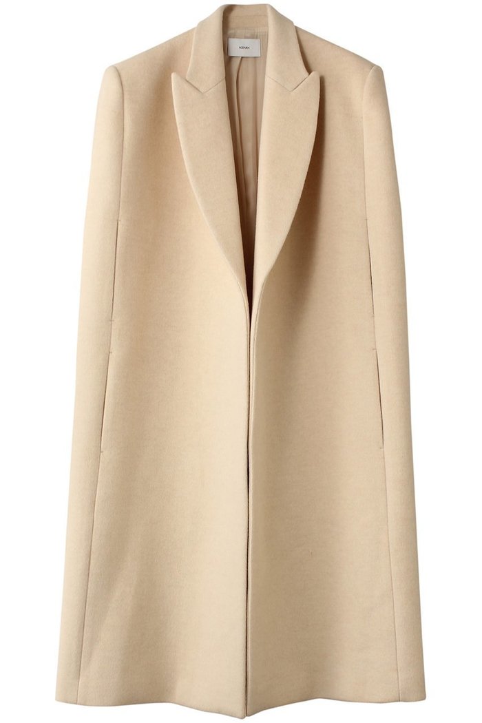 【セアン/SCEARN】のWOOL CASHMERE REVER WITH CLEAR PILE Cape Woven Coat/コート インテリア・キッズ・メンズ・レディースファッション・服の通販 founy(ファニー) https://founy.com/ ファッション Fashion レディースファッション Fashion for Women アウター Coat / Outerwear Collection コート・ロングコート・ピーコート Long Coats, Peacoats & More おすすめ Recommended / Our Picks スリット Slit, Slit Detail セットアップ Set-Up, Coordinated Outfit ドレス Dress, One-Piece ロング Long, Long-Length |ID: prp329100004182948 ipo3291000000036796482