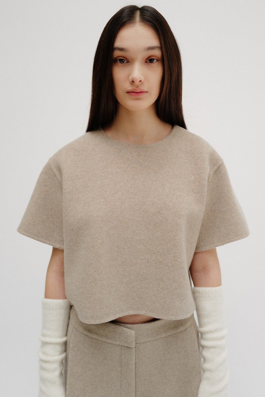 【セアン/SCEARN】のWOOL REVER BLOUSE/ブラウス 人気、トレンドファッション・服の通販 founy(ファニー) ファッション Fashion レディースファッション Fashion for Women トップス・カットソー Cut & Sew Tops ニット Knit Tops & Sweaters シャツ・ブラウス・オフィスカジュアル Elegant Blouses & Button-Ups カジュアルプルオーバー・ニットトップス Pullovers & Knit Tops / Casual Pullovers おすすめ Recommended / Our Picks クロップド Cropped, Short Length シンプル Simple, Minimal セットアップ Set-Up, Coordinated Outfit トレンド Trend, Trending Now other-7|ID: prp329100004182950 ipo3291000000032962704