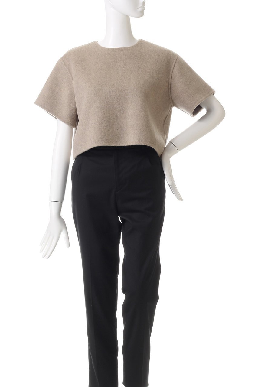 【セアン/SCEARN】のWOOL REVER BLOUSE/ブラウス 人気、トレンドファッション・服の通販 founy(ファニー) 　ファッション　Fashion　レディースファッション　Fashion for Women　トップス・カットソー　Cut & Sew Tops　ニット　Knit Tops & Sweaters　シャツ・ブラウス・オフィスカジュアル　Elegant Blouses & Button-Ups　カジュアルプルオーバー・ニットトップス　Pullovers & Knit Tops / Casual Pullovers　おすすめ　Recommended / Our Picks　クロップド　Cropped, Short Length　シンプル　Simple, Minimal　セットアップ　Set-Up, Coordinated Outfit　トレンド　Trend, Trending Now　other-2|ID: prp329100004182950 ipo3291000000035747293