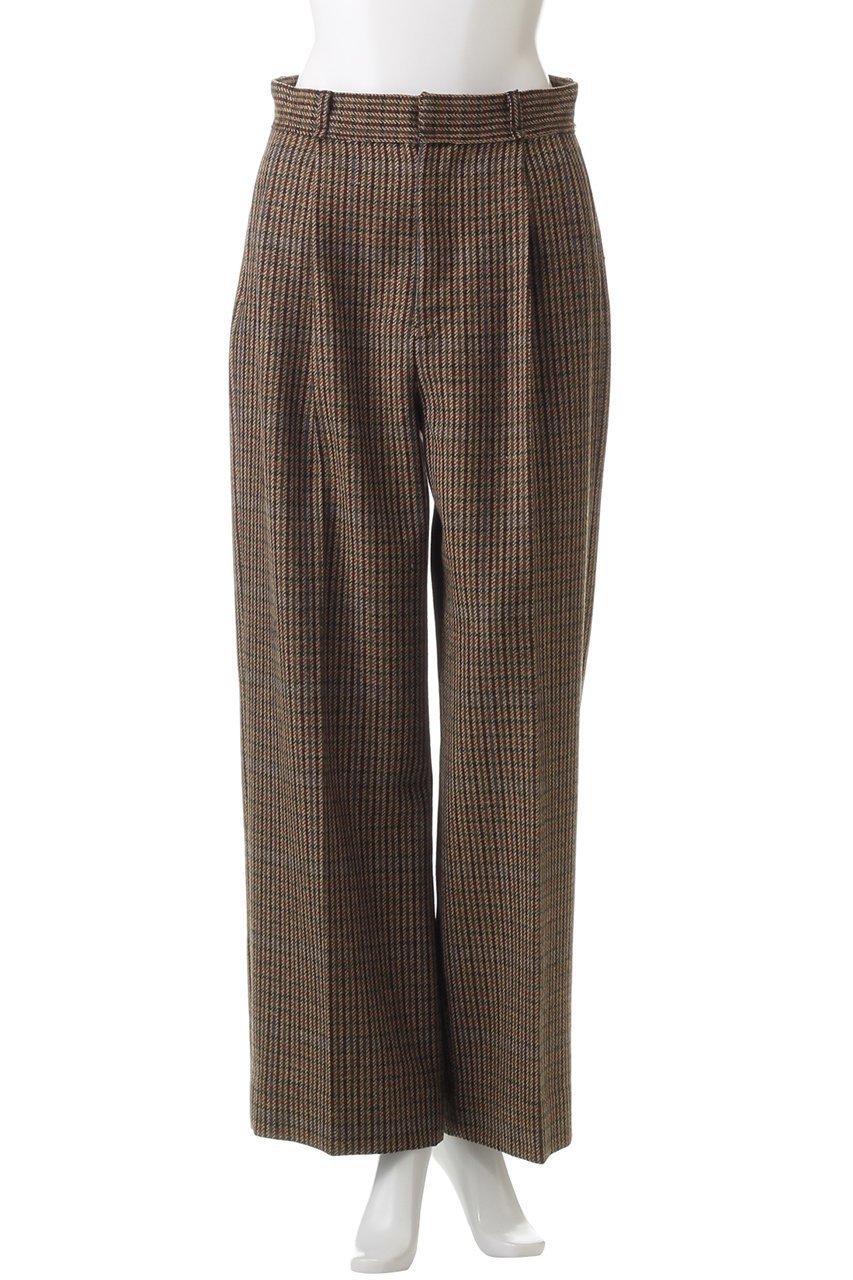 【カレンテージ/CURRENTAGE】のLovat tweed wide パンツ 人気、トレンドファッション・服の通販 founy(ファニー) 　ファッション　Fashion　レディースファッション　Ladies' Fashion Online　パンツ　Pants　センター　Center　チェック　Check　ツイード　Tweed　ワイド　Wide　再入荷　Restock/Back In Stock/Re Arrival　A/W・秋冬　Aw・Autumn/Winter・Fw・Fall-Winter　other-2|ID: prp329100004182956 ipo3291000000032629823