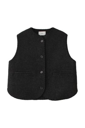 【セアン/SCEARN】のFULLING WOOL Andian Vwst/ベスト 人気、トレンドファッション・服の通販 founy(ファニー) ファッション Fashion レディースファッション Fashion for Women アウター Coat / Outerwear Collection レディースジャケット・軽アウター Jackets シルク Silk, 100% Silk シンプル Simple, Minimal ジャケット Jacket, Outerwear ベスト Vest, Waistcoat エレガント 上品 Elegant A/W・秋冬 Autumn/Winter |ID:prp329100004182961
