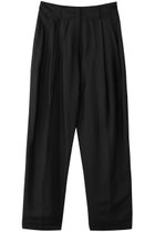 【セアン/SCEARN】の【10/11 10:00販売開始】TWO LAYER SILK Wide Tuck Pants/パンツ Black|ID:prp329100004182964