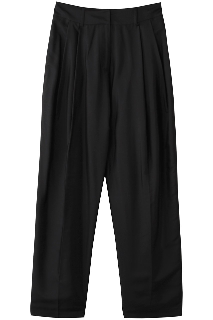 【セアン/SCEARN】のTWO LAYER SILK Wide Tuck Pants/パンツ 大人の最旬トレンドファッション＆コーディネート founy(ファウニー) 　ファッション　Fashion　レディースファッション　Fashion for Women　パンツ　Pants & Trousers　シルク　Silk, 100% Silk　フロント　Front, Front Design　ビジネス 仕事 通勤　Business / Work / Commuting　 other-1|ID: prp329100004182964 ipo3291000000036225223