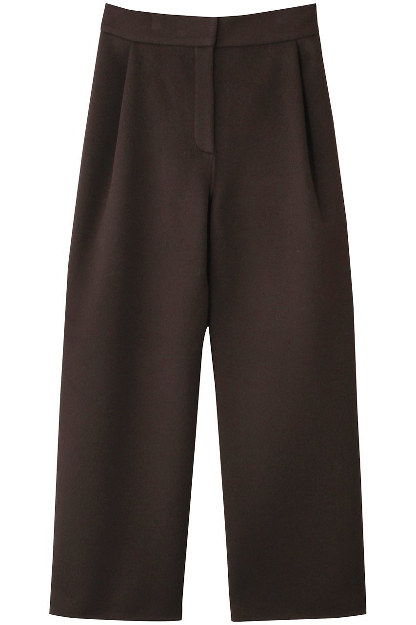 【セアン/SCEARN】の【10/11 10:00販売開始】WOOL CASHMERE REVER Tuck Pants/パンツ インテリア・キッズ・メンズ・レディースファッション・服の通販 founy(ファニー) 　ファッション　Fashion　レディースファッション　WOMEN　パンツ　Pants　カシミヤ　Cashmere　ストレート　Straight　定番　Standard　NEW・新作・新着・新入荷　New Arrivals　D/brown|ID: prp329100004182965 ipo3291000000028975577