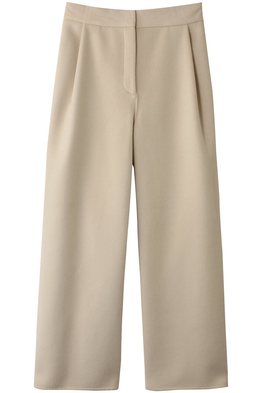 【セアン/SCEARN】のWOOL CASHMERE REVER Tuck Pants/パンツ インテリア・キッズ・メンズ・レディースファッション・服の通販 founy(ファウニー) 　ファッション　Fashion　レディースファッション　Fashion for Women　パンツ　Pants & Trousers　ストレート　Straight, Straight Cut　定番　Standard, Basic Item　Beige|ID: prp329100004182965 ipo3291000000036798400