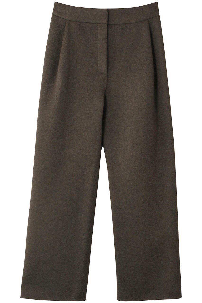 【セアン/SCEARN】の【10/11 10:00販売開始】WOOL REVER Tuck Pants/パンツ インテリア・キッズ・メンズ・レディースファッション・服の通販 founy(ファニー) 　ファッション　Fashion　レディースファッション　WOMEN　パンツ　Pants　A/W・秋冬　Aw・Autumn/Winter・Fw・Fall-Winter　なめらか　Smooth　ウォーム　Worm　カシミヤ　Cashmere　ストレート　Straight　ロング　Long　NEW・新作・新着・新入荷　New Arrivals　D/khaki|ID: prp329100004182966 ipo3291000000028975580