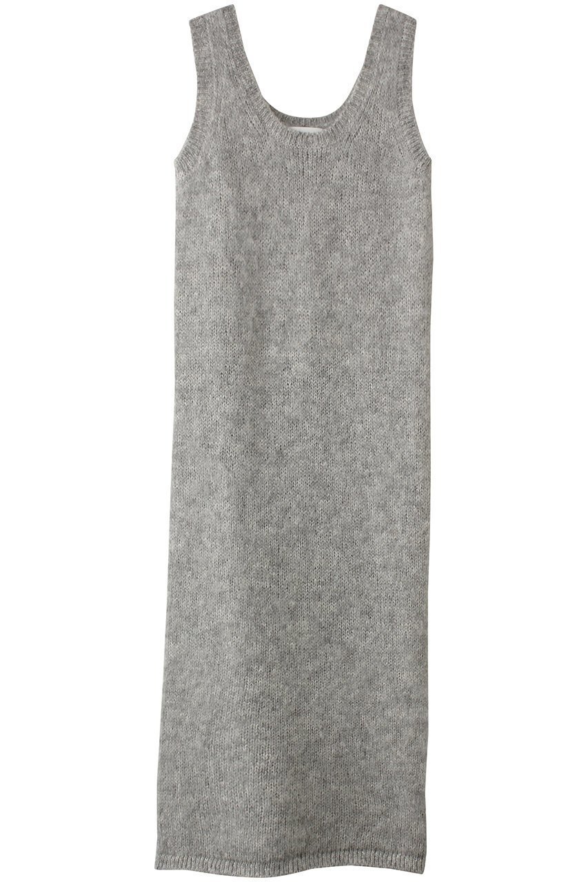 【セアン/SCEARN】のMELANGE KNIT Knit Tank Dress/ドレス インテリア・キッズ・メンズ・レディースファッション・服の通販 founy(ファニー) 　ファッション　Fashion　レディースファッション　Fashion for Women　ワンピース　Dresses　フォーマル・パーティードレス・結婚式用ドレス　Elegant & Casual Dresses　チュニック　Tunic Tops & Dresses　ウォーム　Warm Fabric　チュニック　Tunic, Long Top　ドレス　Dress, One-Piece　ノースリーブ　Sleeveless, No-Sleeve　ロング　Long, Long-Length　A/W・秋冬　Autumn/Winter　Gray|ID: prp329100004182967 ipo3291000000032890050