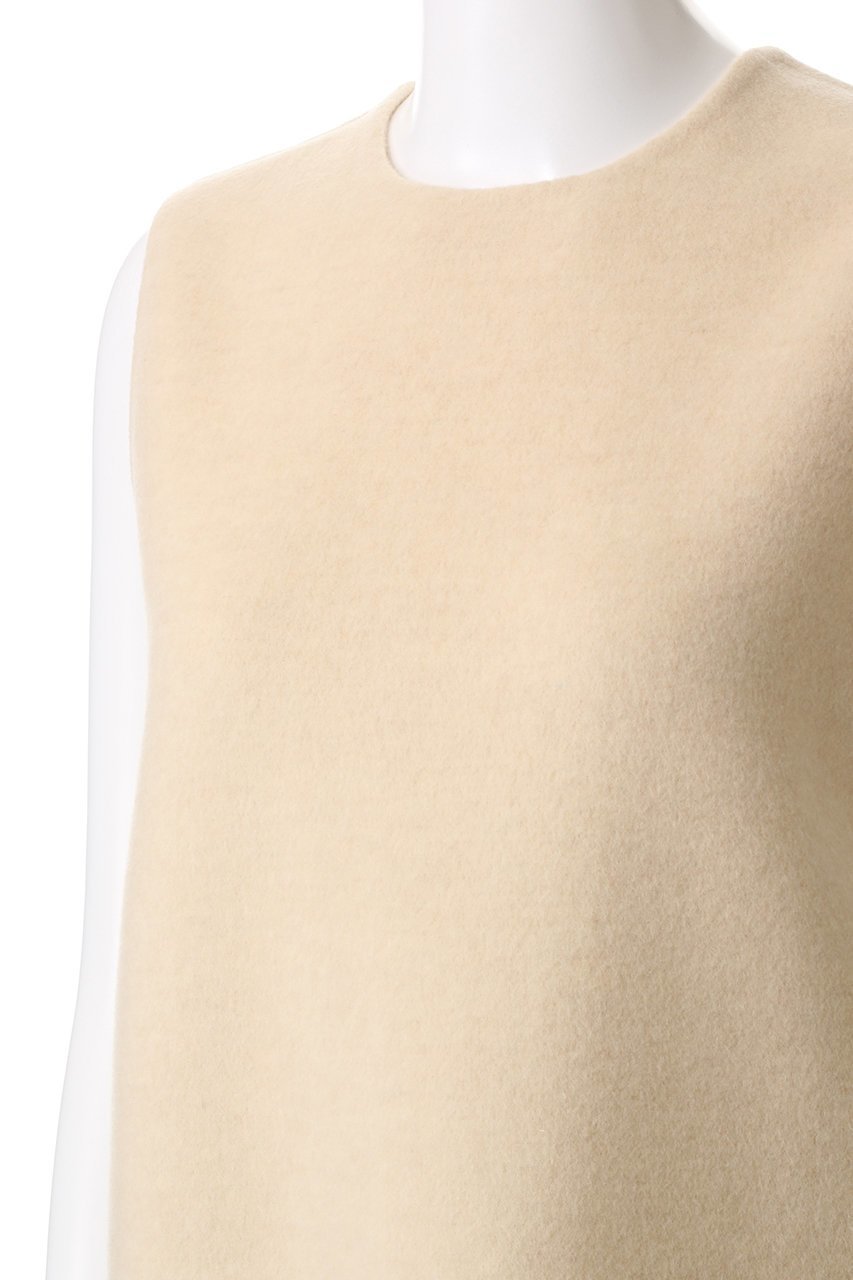 【セアン/SCEARN】のWOOL CASHMERE REVER WITH CLEAR PILE Sleeveless Dress/ドレス 人気、トレンドファッション・服の通販 founy(ファニー) 　ファッション　Fashion　レディースファッション　Fashion for Women　ワンピース　Dresses　フォーマル・パーティードレス・結婚式用ドレス　Elegant & Casual Dresses　チュニック　Tunic Tops & Dresses　おすすめ　Recommended / Our Picks　シンプル　Simple, Minimal　スリット　Slit, Slit Detail　セットアップ　Set-Up, Coordinated Outfit　チュニック　Tunic, Long Top　ドレス　Dress, One-Piece　ロング　Long, Long-Length　エレガント 上品　Elegant　other-5|ID: prp329100004182968 ipo3291000000032888569