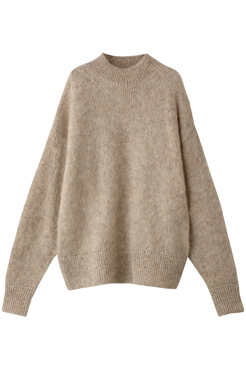 【セアン/SCEARN】のMELANGE KNIT Round Neck Pullover/ニット インテリア・キッズ・メンズ・レディースファッション・服の通販 founy(ファニー) 　ファッション　Fashion　レディースファッション　Fashion for Women　トップス・カットソー　Cut & Sew Tops　ニット　Knit Tops & Sweaters　カジュアルプルオーバー・ニットトップス　Pullovers & Knit Tops / Casual Pullovers　ウォーム　Warm Fabric　ラウンド　Round, Round Neck　A/W・秋冬　Autumn/Winter　Beige|ID: prp329100004182971 ipo3291000000035655623