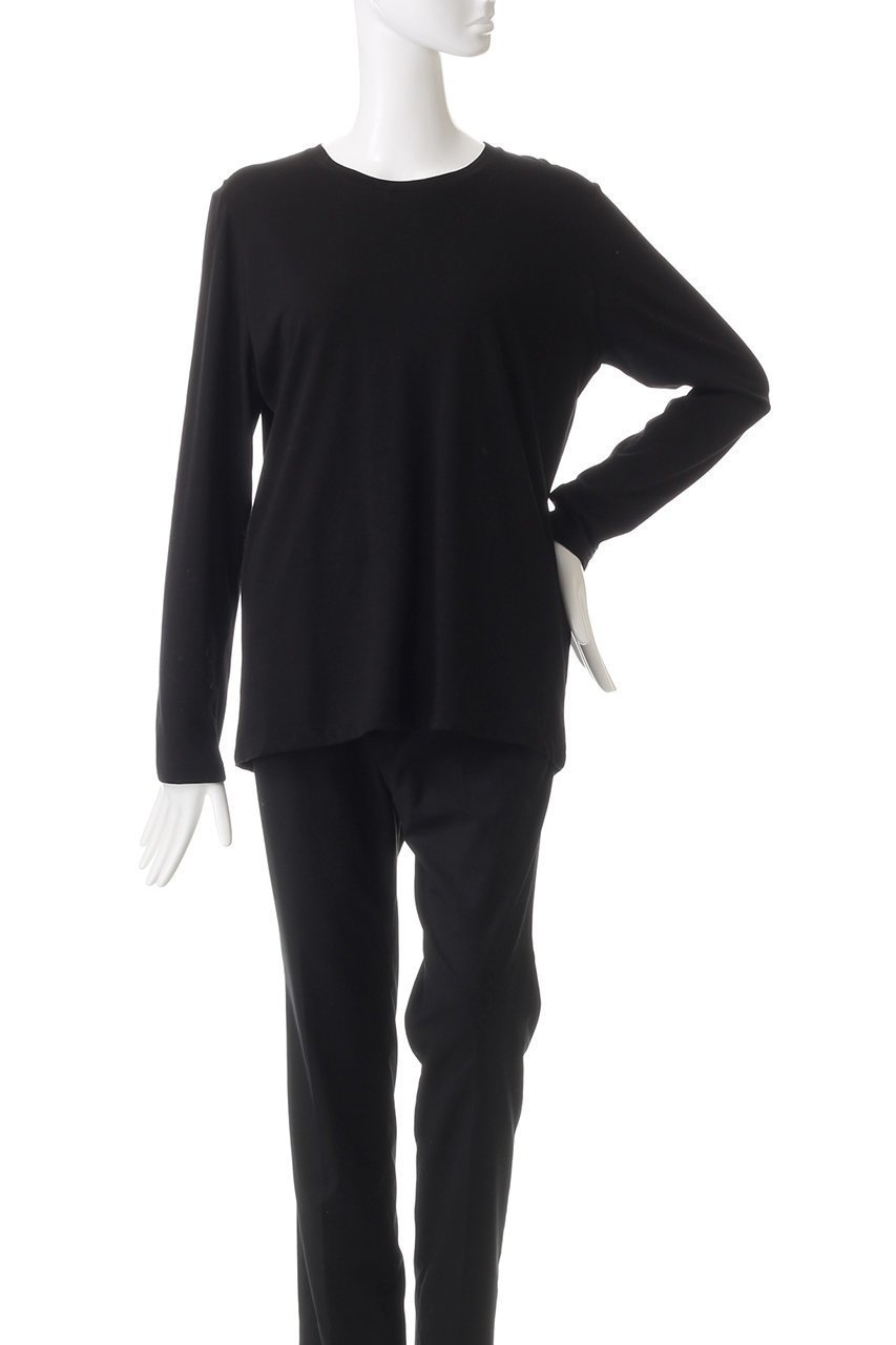 【セアン/SCEARN】のCOTTON JERSEY Long Sleeve T-Shirt/Tシャツ 人気、トレンドファッション・服の通販 founy(ファニー) 　ファッション　Fashion　レディースファッション　Fashion for Women　トップス・カットソー　Cut & Sew Tops　シャツ・ブラウス・オフィスカジュアル　Elegant Blouses & Button-Ups　ロングTシャツ・Tシャツ　Longline T-Shirts & Tees　カットソー・ベーシックTシャツ　Cut-and-Sewn Tops / Stretch Tees & Basics　スリーブ　Sleeve, Long Sleeve / Short Sleeve　ロング　Long, Long-Length　定番　Standard, Basic Item　other-2|ID: prp329100004182972 ipo3291000000032895263