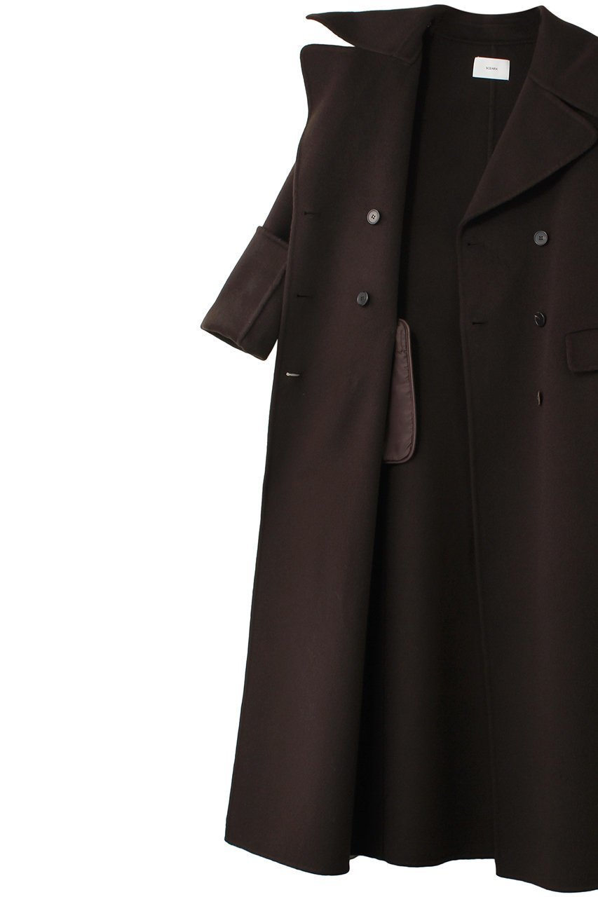 【セアン/SCEARN】のWOOL CASHMERE REVER Wide Collar Double Coat/コート 人気、トレンドファッション・服の通販 founy(ファニー) 　ファッション　Fashion　レディースファッション　Fashion for Women　アウター　Coat / Outerwear Collection　コート・ロングコート・ピーコート　Long Coats, Peacoats & More　シェイプ　Shape, Slim Fit　ロング　Long, Long-Length　エレガント 上品　Elegant　other-6|ID: prp329100004182973 ipo3291000000036515062