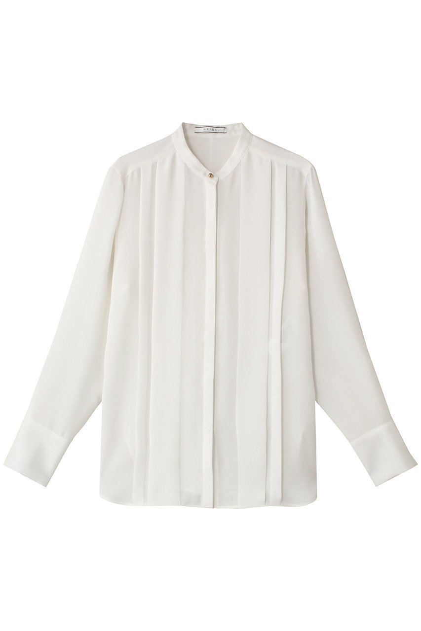 【ベイジ,/BEIGE,】のSTOW(ストー)/フロントタックブラウス インテリア・キッズ・メンズ・レディースファッション・服の通販 founy(ファニー) ファッション Fashion レディースファッション Fashion for Women トップス・カットソー Cut & Sew Tops シャツ・ブラウス・オフィスカジュアル Elegant Blouses & Button-Ups なめらか Smooth, Silky Texture エレガント 上品 Elegant クラシカル Classical, Vintage-Inspired シンプル Simple, Minimal ジョーゼット Georgette, Semi-Sheer Fabric スリーブ Sleeve, Long Sleeve / Short Sleeve フロント Front, Front Design ロング Long, Long-Length 人気 Popular, Best Seller 今季 This Season, Current Season 定番 Standard, Basic Item Ecru|ID: prp329100004185426 ipo3291000000035367640