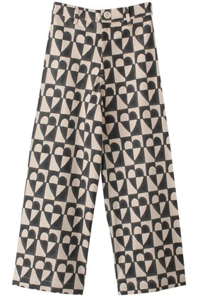 【エスゼット ブロックプリント/SZ Blockprints】 DENIM DISCO PANTS HEART COOKIE ワイドデニムパンツ人気、トレンドファッション・服の通販 founy(ファニー) ファッション Fashion レディースファッション WOMEN パンツ Pants デニムパンツ Denim Pants シンプル Simple デニム Denim ハンド Hand バランス Balance ブロック Block プリント Print 再入荷 Restock/Back In Stock/Re Arrival |ID:prp329100004185436