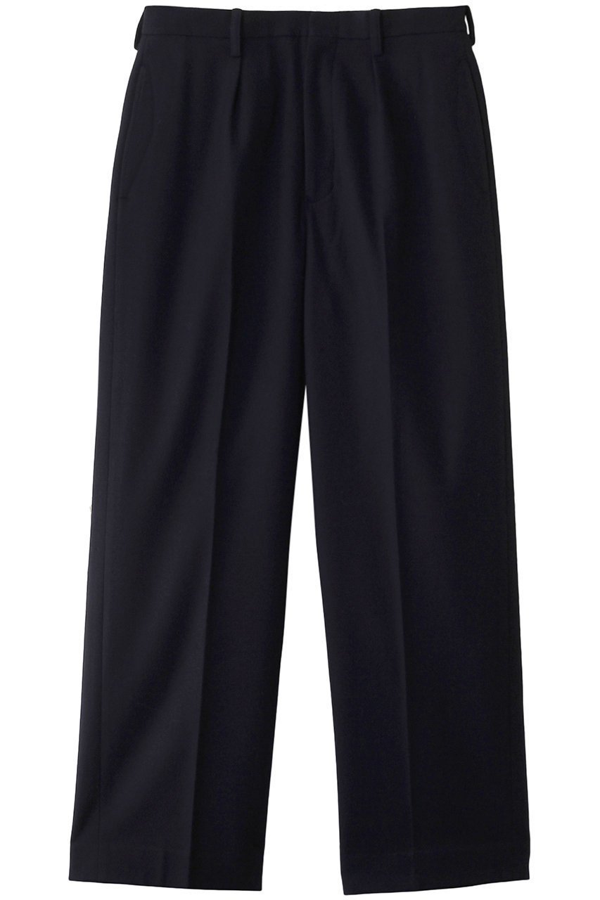 【セブン バイ セブン/SEVEN BY SEVEN / MEN】の【MEN】インタックパンツ‐Powder melton‐ 人気、トレンドファッション・服の通販 founy(ファニー) 　ファッション　Fashion　メンズファッション　Fashion for Men　ボトムス　Bottoms　シンプル　Simple, Minimal　ストレート　Straight, Straight Cut　パウダー　Powder, Soft Tone　メルトン　Melton, Heavy Wool　定番　Standard, Basic Item　 other-1|ID: prp329100004185438 ipo3291000000032937921