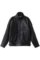 【セブン バイ セブン/SEVEN BY SEVEN / MEN】の【MEN】ストームフラップレザーブルゾン‐Sheep leather‐ 人気、トレンドファッション・服の通販 founy(ファニー) ファッション Fashion メンズファッション Fashion for Men ジャケット Jacket, Outerwear ブルゾン Blouson, Bomber Jacket モダン Modern, Contemporary thumbnail ブラック|ID: prp329100004185440 ipo3291000000032948176
