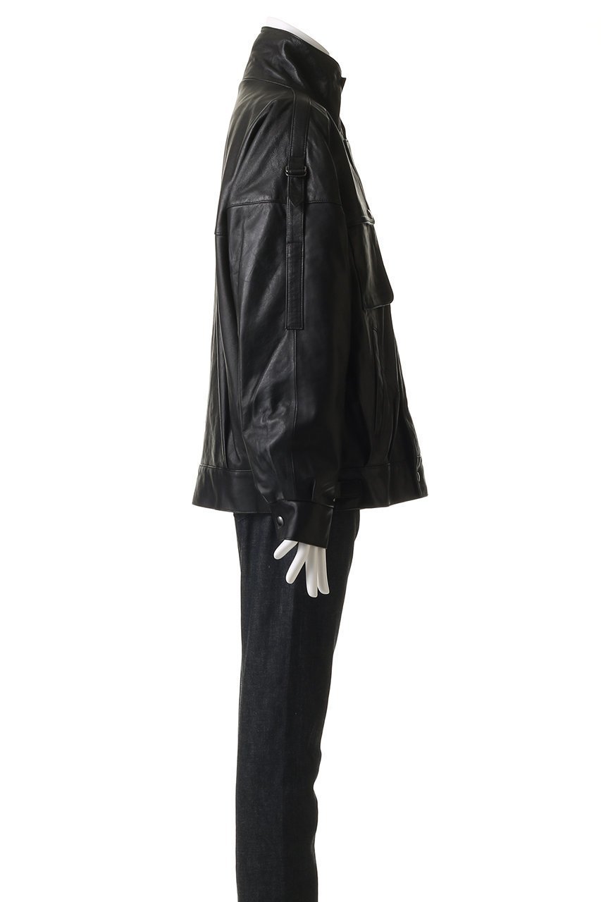 【セブン バイ セブン/SEVEN BY SEVEN / MEN】の【MEN】ストームフラップレザーブルゾン‐Sheep leather‐ 人気、トレンドファッション・服の通販 founy(ファニー) 　ファッション　Fashion　メンズファッション　Fashion for Men　ジャケット　Jacket, Outerwear　ブルゾン　Blouson, Bomber Jacket　モダン　Modern, Contemporary　other-3|ID: prp329100004185440 ipo3291000000032948187