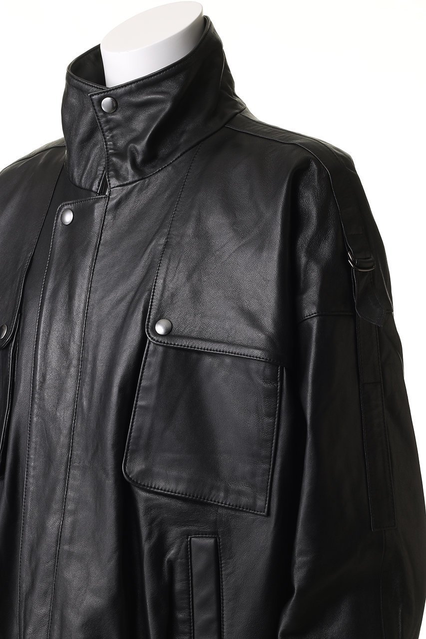 【セブン バイ セブン/SEVEN BY SEVEN / MEN】の【MEN】ストームフラップレザーブルゾン‐Sheep leather‐ 人気、トレンドファッション・服の通販 founy(ファニー) 　ファッション　Fashion　メンズファッション　Fashion for Men　ジャケット　Jacket, Outerwear　ブルゾン　Blouson, Bomber Jacket　モダン　Modern, Contemporary　other-5|ID: prp329100004185440 ipo3291000000032948200