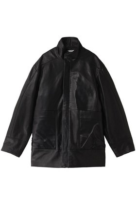 【セブン バイ セブン/SEVEN BY SEVEN / MEN】の【MEN】スタンドカラー レザーカーコート‐Goat leather‐ 人気、トレンドファッション・服の通販 founy(ファニー) ファッション Fashion メンズファッション Fashion for Men ショート Short, Short Length スタンド Stand Collar, Upright Stand |ID:prp329100004185441