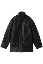 【セブン バイ セブン/SEVEN BY SEVEN / MEN】の【MEN】スタンドカラー レザーカーコート‐Goat leather‐ 人気、トレンドファッション・服の通販 founy(ファニー) ファッション Fashion メンズファッション Fashion for Men ショート Short, Short Length スタンド Stand Collar, Upright Stand thumbnail ブラック|ID: prp329100004185441 ipo3291000000032947682