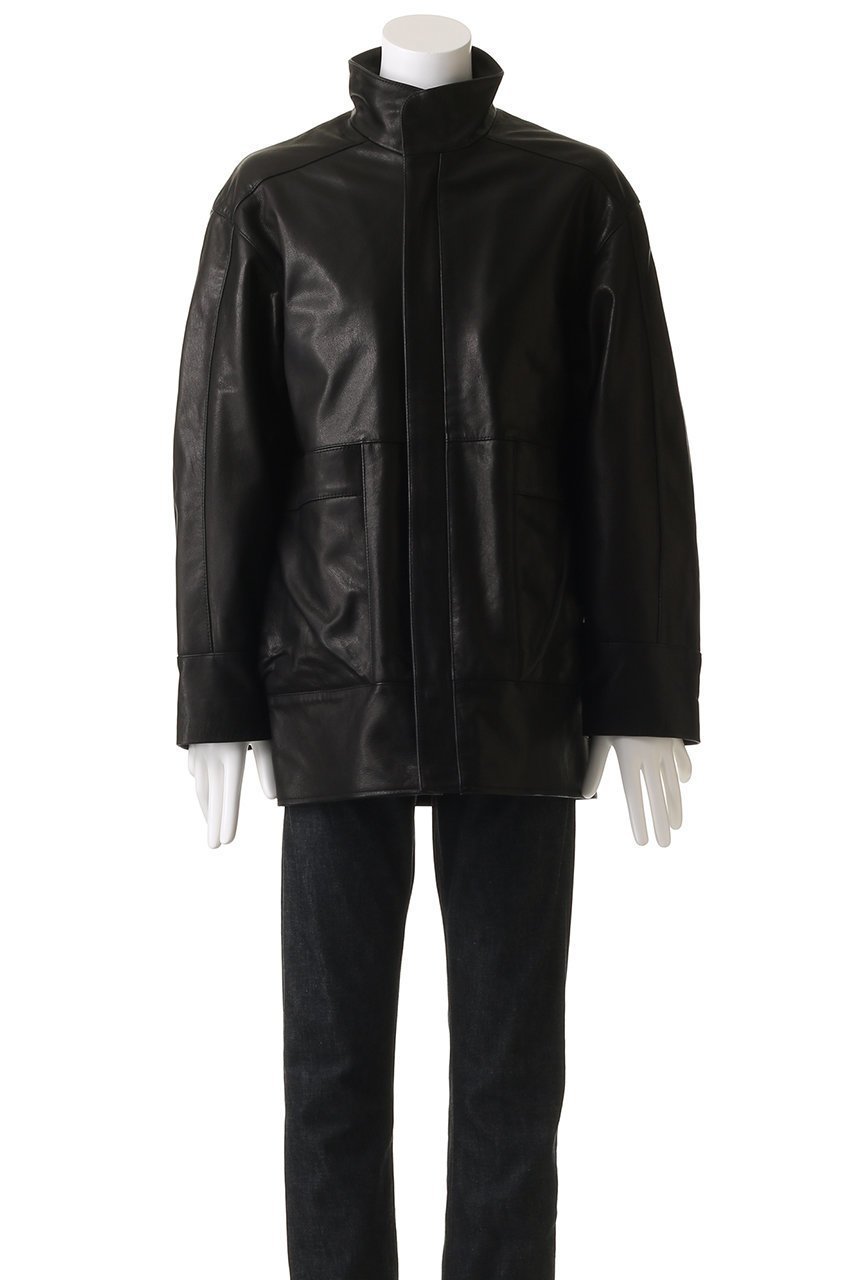 【セブン バイ セブン/SEVEN BY SEVEN / MEN】の【MEN】スタンドカラー レザーカーコート‐Goat leather‐ 人気、トレンドファッション・服の通販 founy(ファニー) 　ファッション　Fashion　メンズファッション　Fashion for Men　ショート　Short, Short Length　スタンド　Stand Collar, Upright Stand　other-2|ID: prp329100004185441 ipo3291000000032947687